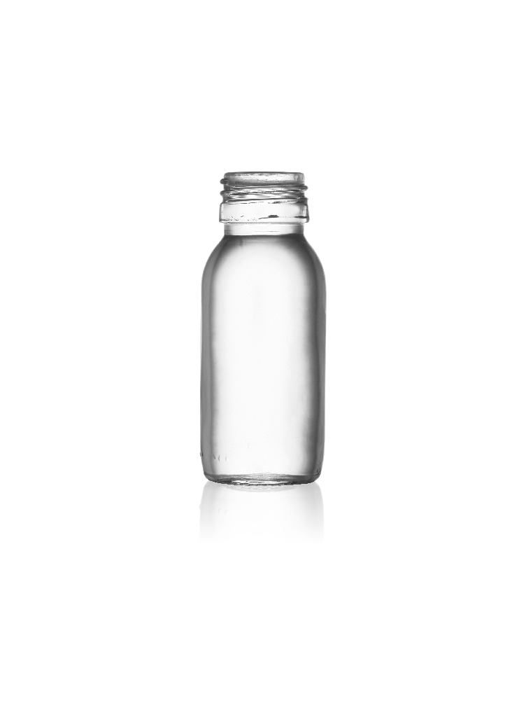 Sirop verre blanc